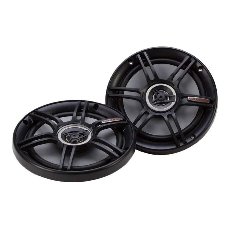 Crunch 300 Watts 6.5-Inch Coax Shallow 4 Ohms CS Speakers, Black | CS-65CXS - Image 1